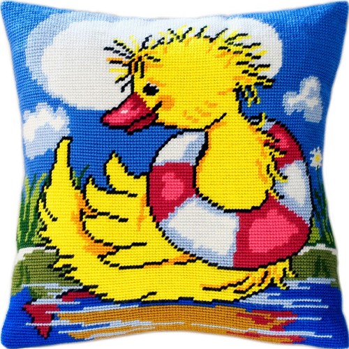 Needlepoint pillow kit - pillow,