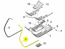 Vespa GT GTS upto 2018 LEFT