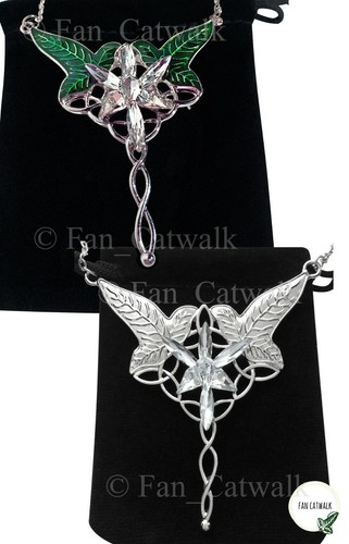 Evenstar necklace elven leaf - evenstar,