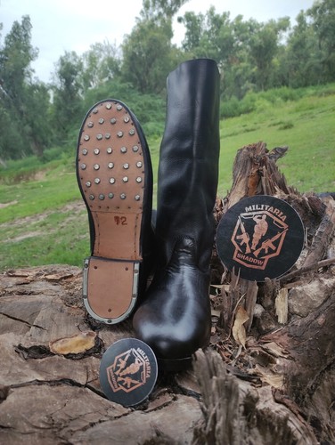 German jack boot with - with, iron