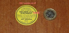 EX RARE ANTIQUE POT LID YELLOW