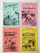 Story Paper Collectors Digest 4 Booklets 1992  Vol. 46 - Nos. 541  542  544  545
