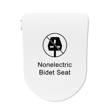 Non Electric Bidet Bathroom Toilet Seat Dual Cleaning Nozzle Side Knob Control