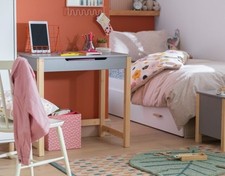 Habitat Billie Desk In Grey Pine With Storage New In Box