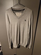 Jack Wills Mens Grey Knitwear Pullover Long Sleeve Jumper Size XS