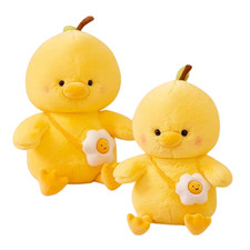 Cute yellow chicken plush - chicken,