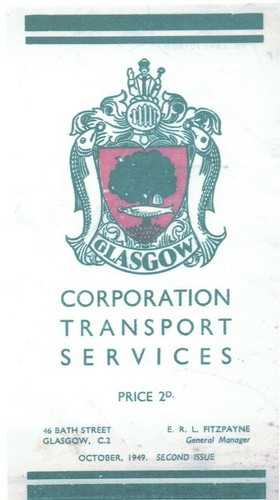 Glasgow corporation 1949 - glasgow,