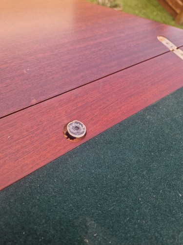 Folding card table used - folding,