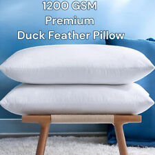Duck Feather Pillows Pair