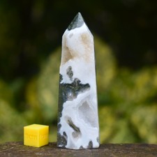 Moss Agate Druzy Tower |