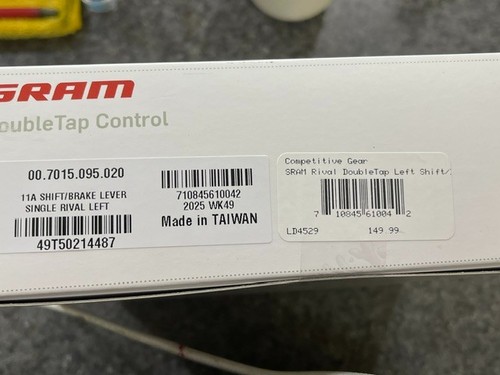 Sram rival doubletap - sram, left