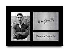 Duncan Edwards Signed Man Utd