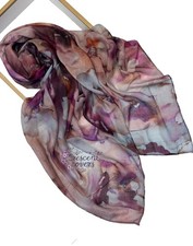 New Water Print Scarf Elegant