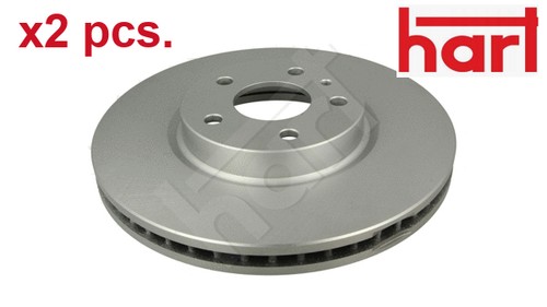 Pcs front brake disc set - x2,