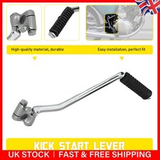 16mm KTM Style Chrome Kickstart Kick Start Lever Silver Pit Bike Dirt Monkey UK