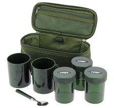 NGT Brew Kit 2 Cups 3 Pots Spoon and Case Fishing Camping 