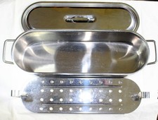 FISH POACHER STAINLESS STEEL -