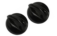 2 x Black Cooker Oven Hob