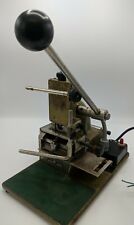 DENMARK Gold Print Hot Foil Embossing machine WITH BRASS TYPE & CHASE MODEL TE ⭐