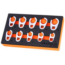 3/8" Drive Crowfoot Wrench Set 12 Point 10 Piece Franklin Tools AF7950