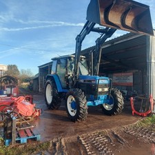 FORD NEW HOLLAND 7840 WITH