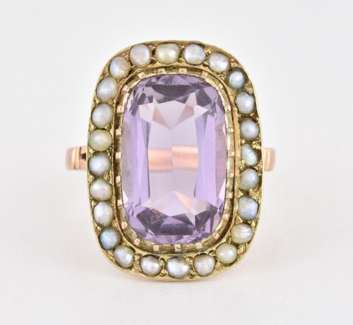 Antique victorian 9ct rose - antique,