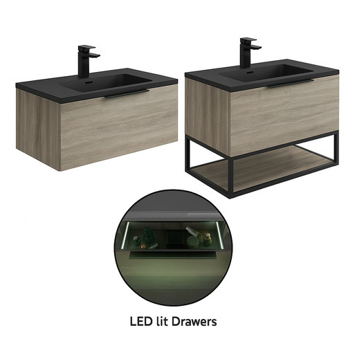 800mm wall hung vanity unit - 800mm,
