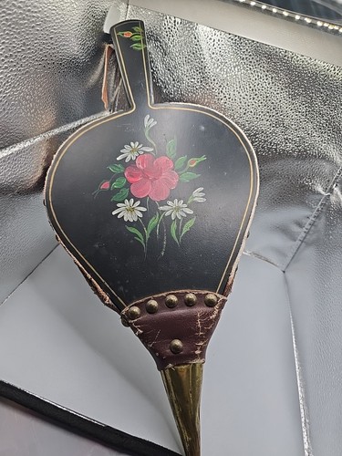 Antique handpainted wooden - handpainted,