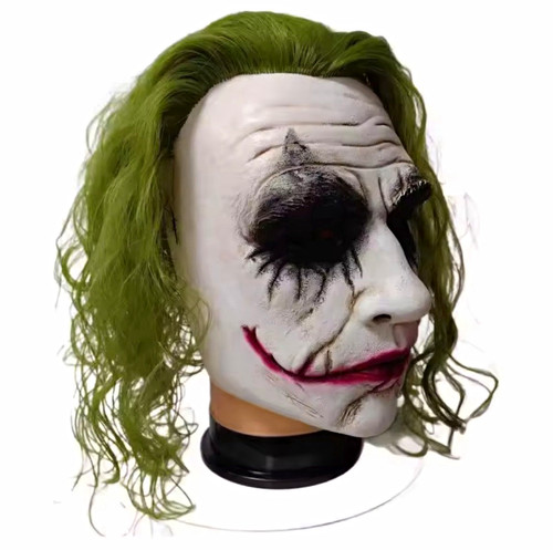 Joker cosplay mask green hair - cosplay,