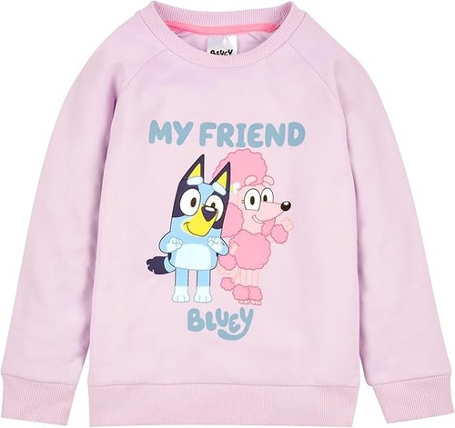 Girls bluey cotton sweatshirt - girls,