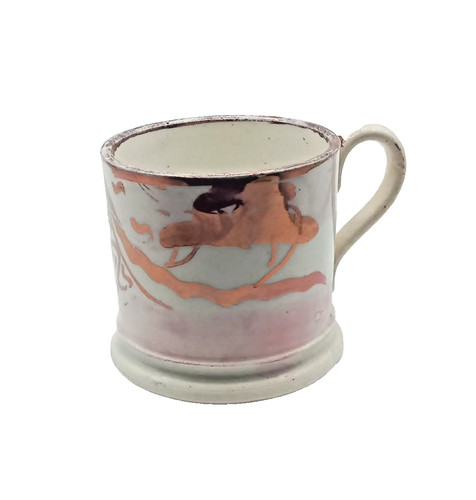 Antique 19th sunderland pink - c,