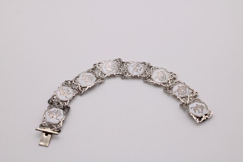 Sterling silver enamel siam - sterling,