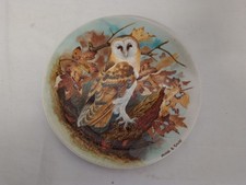 Coalport Fine Bone China "Barn Owl" Collectors Plate By Michael B Sawdy