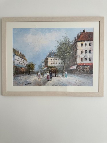 Vintage framed calle de - vintage, “calle