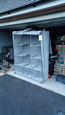 Argos Home Triple Modular Fabric Wardrobe - Grey and Black-GO222.