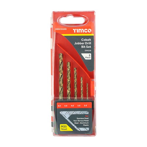 Timco cobalt jobber drill bit - timco,
