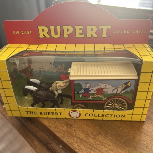 Lledo rupert bear horse drawn - lledo,