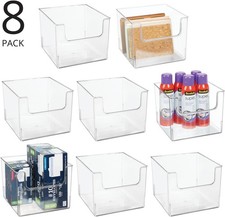 mDesign Set of 8 Storage Boxes