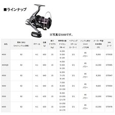 Daiwa reel 17 cross-cast 5500