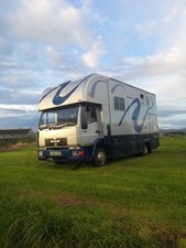 Man 7.5 ton horse box