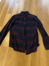 Lee Flannel Shirt, Size Medium, Long Sleeve, Good Condition, white fleck detail