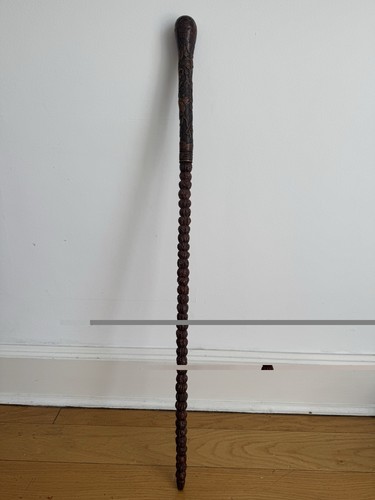 Beautiful walnut shaft walking - walnut,