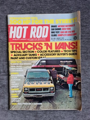 Hot rod magazine august - august, 1974