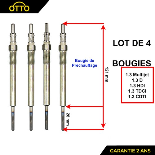 Glow plugs for - 4,