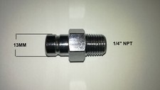 SUZUKI OUTBOARD ENGINE FUEL CONNECTOR.TANK.13mm MALE 1/4" NPT 