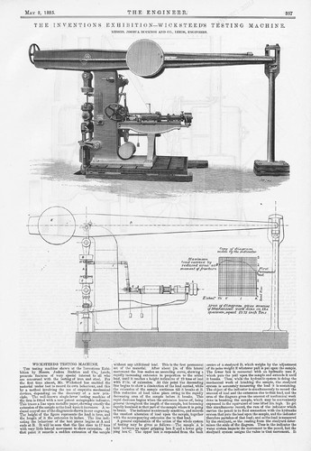 Wicksteed testing machine - wicksteed's,