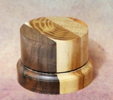 Round Wooden Display Plinth /