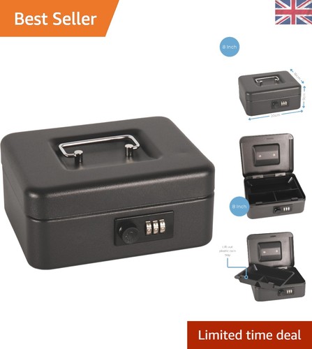 Inch steel cash box with - cash,