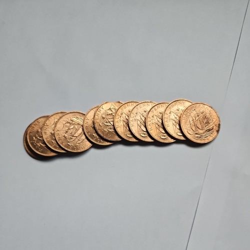 Half penny elizabeth random - half,