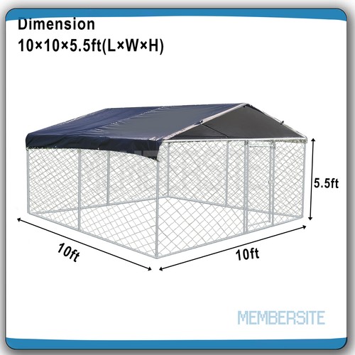 Large outdoor dog kennel - large,